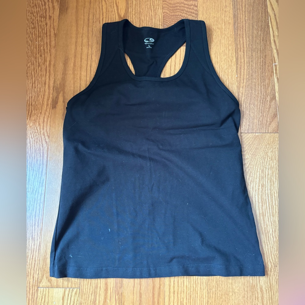 Champion Racerback Black Workout Top